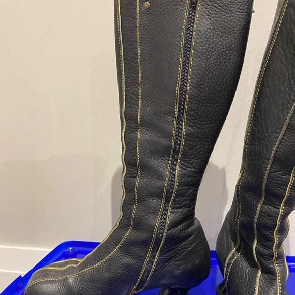 Fluevog vintage Andante black leather boots size US 10 - Picture 5 of 16
